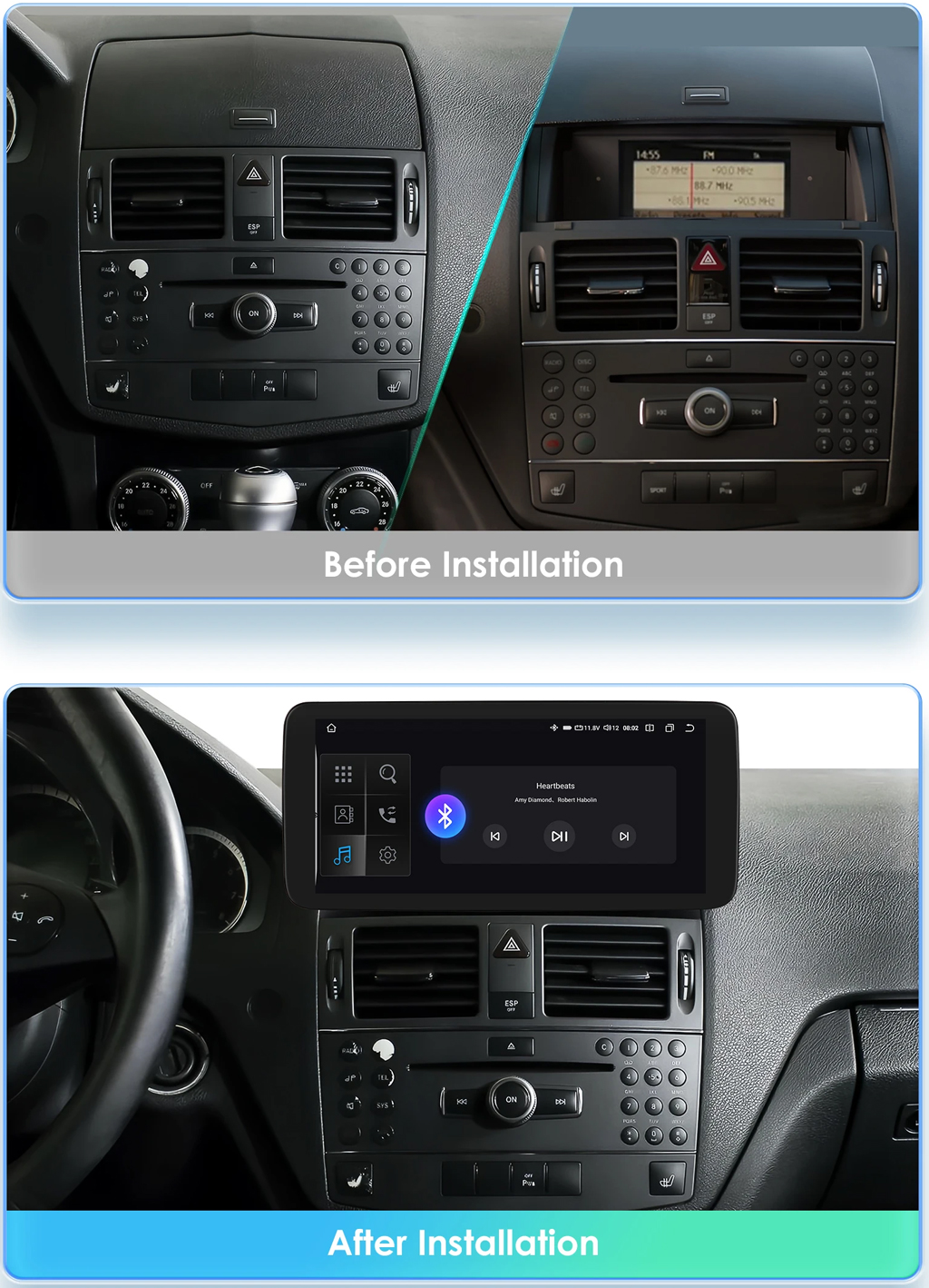 Mercedes-Benz C-Class W204 Android Player - SKY Universe Mercedes-Benz C-Class W204 Android Player