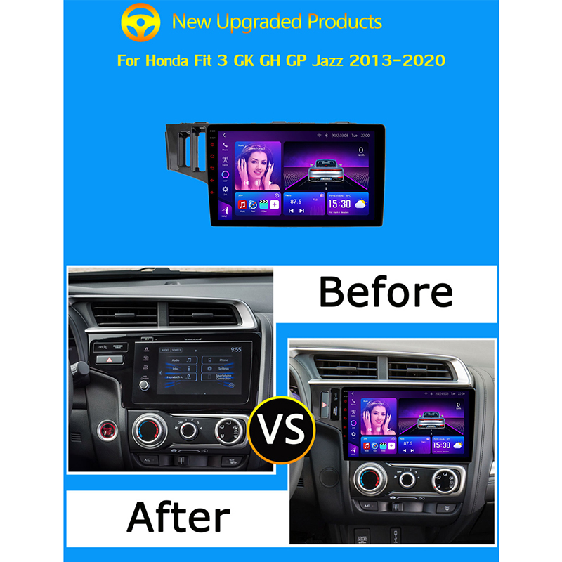 Honda fit jazz 2014-2018 car android frame - SKY Universe Honda fit jazz 2014-2018 car android frame