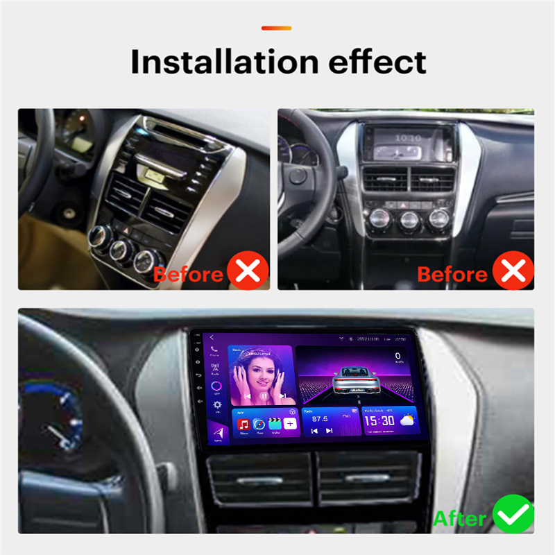 Toyota Vios Yaris 2018-2019 car android player - SKY Universe Toyota Vios Yaris 2018-2019 car android player