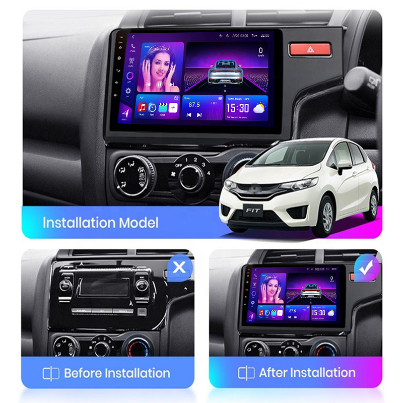 Honda Fit-Jazz 2014-2018 car android frame - SKY Universe Honda Fit-Jazz 2014-2018 car android frame