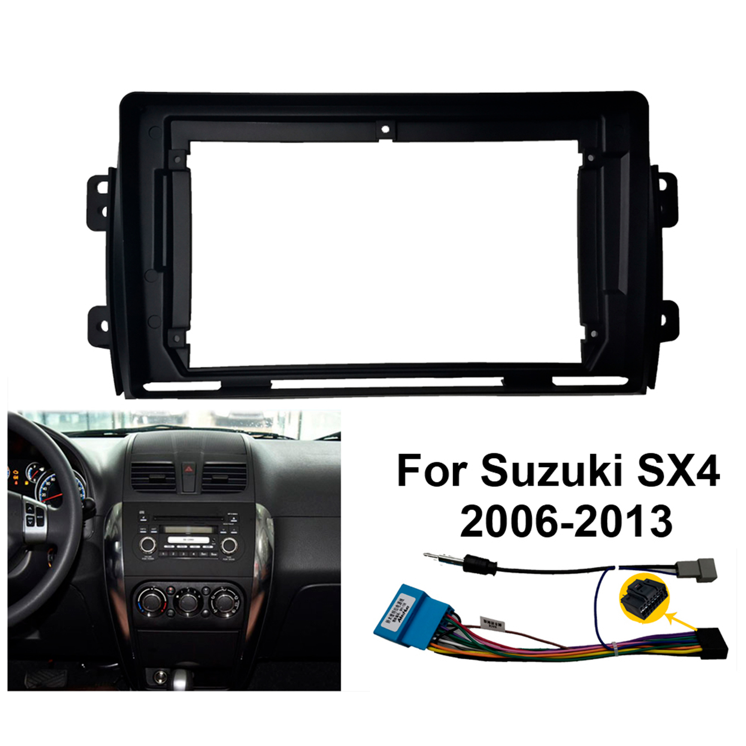 Fiat Sedici 2005-2014 car android frame - SKY Universe