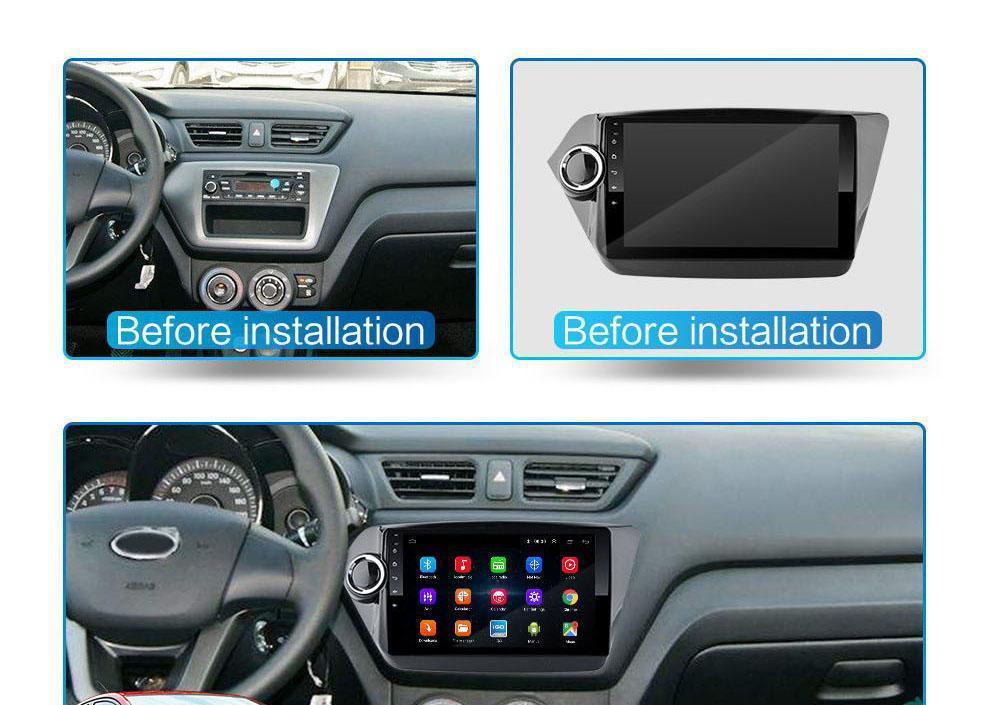 KIA RIO 3 2010-2016 car android Frame - SKY Universe KIA RIO 3 2010-2016 car android Frame