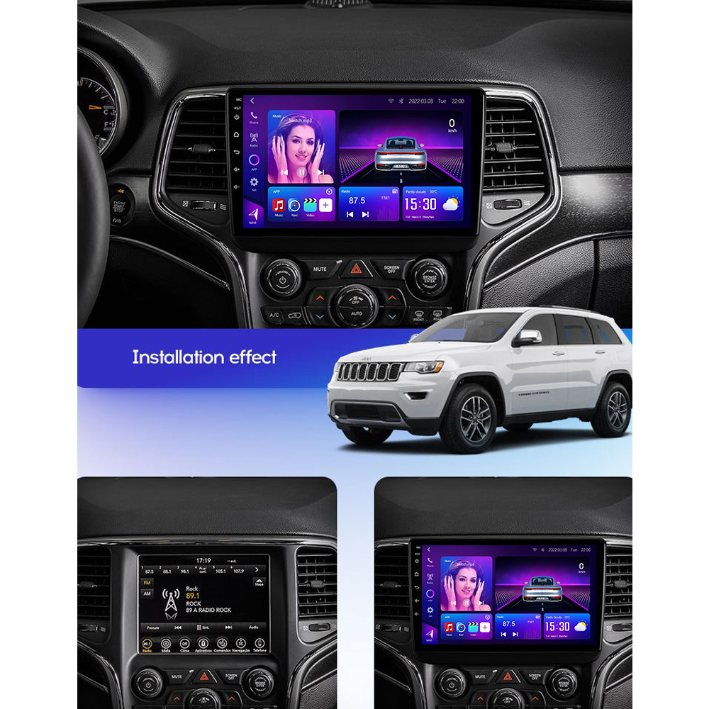 Jeep Grand Cherokee WK2 2013-2020 car android frame - SKY Universe Jeep Grand Cherokee WK2 2013-2020 car android frame