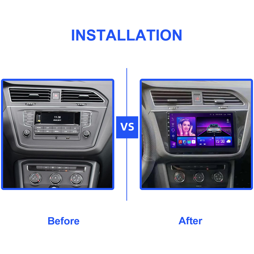 VW Volkswagen tiguan 2016-2019 car android Frame - SKY Universe VW Volkswagen tiguan 2016-2019 car android Frame