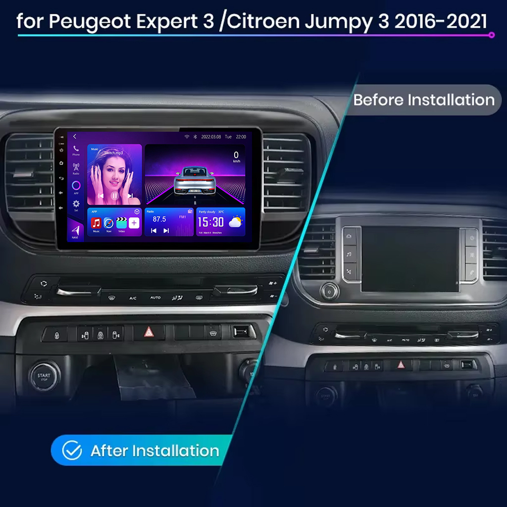 Peugeot Expert 3 2016-2020 car android Frame - SKY Universe Peugeot Expert 3 2016-2020 car android Frame