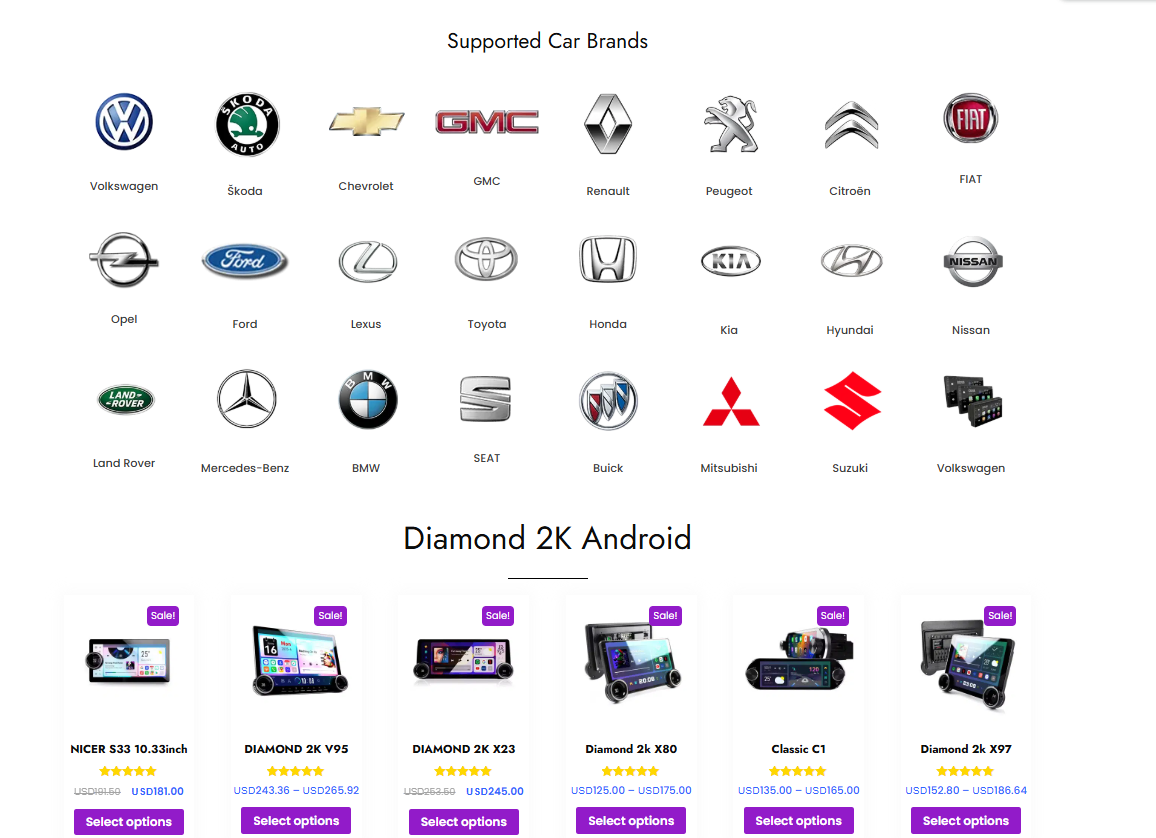 Compatible Vehicle Models Illustration