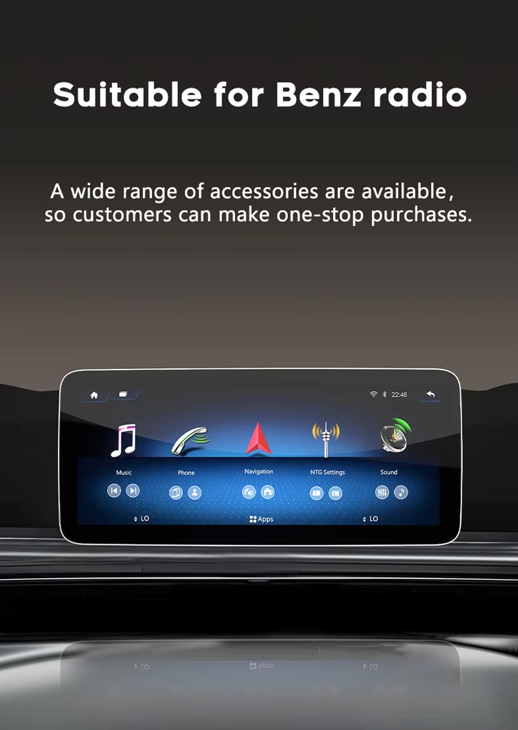 メルセデスベンツ車用アンドロイドプレーヤー