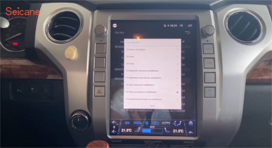 OIL Settings for Toyota