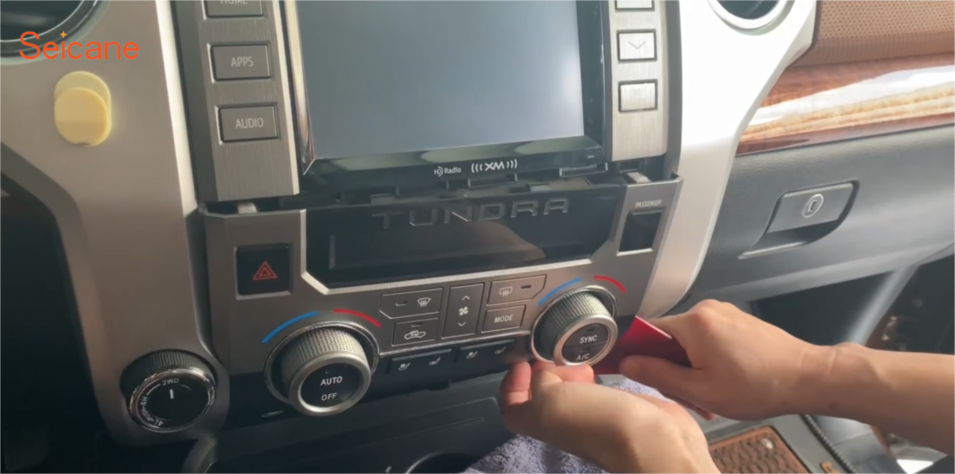 Remove Dashboard Panel Toyota Tundra