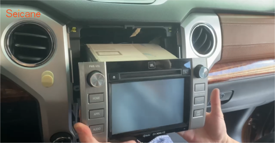 Remove Factory Screen Toyota Tundra