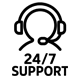 24/7 Support