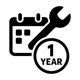 1-Year Warranty